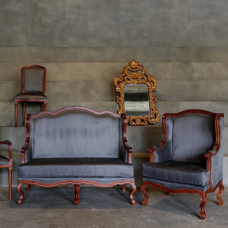 Диван двухместный «French Anthracite» ByObject Благородное собрание BD-1845264 фото 4