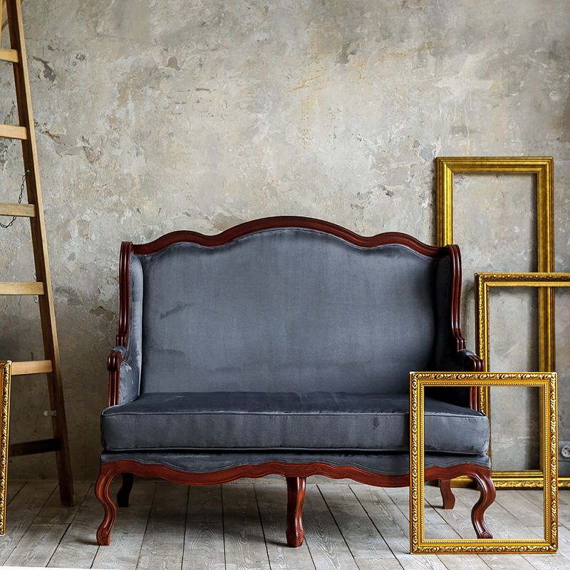 Диван двухместный «French Anthracite» ByObject Благородное собрание BD-1845264 фото 9