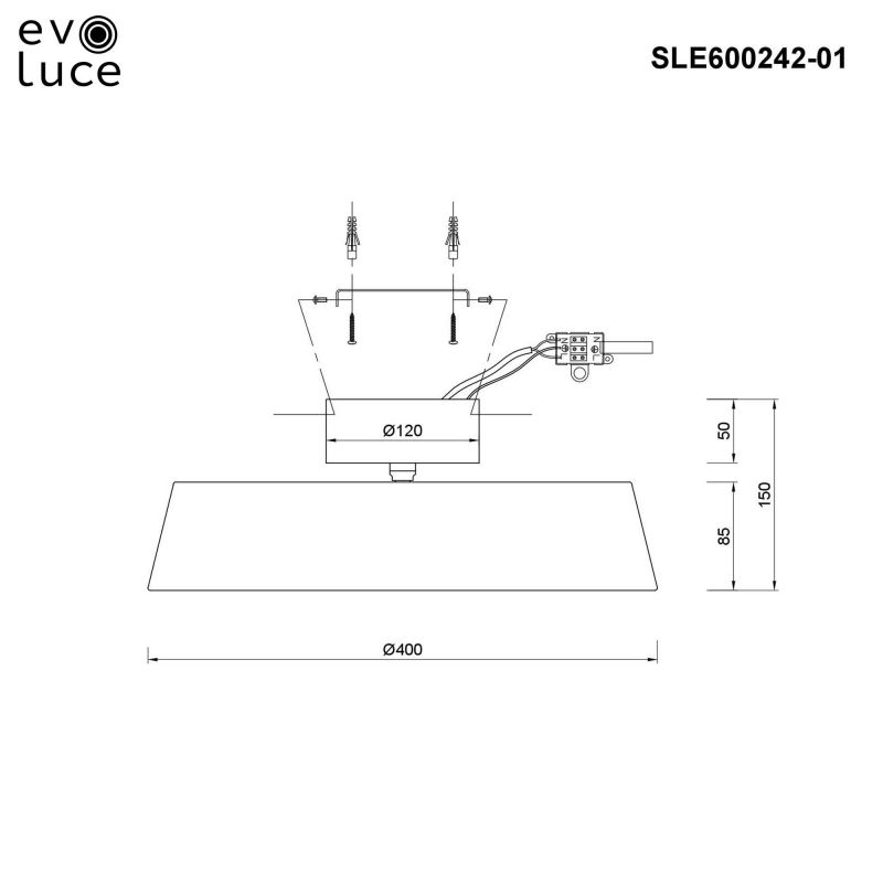 Светильник потолочный Evoluce Vigo SLE600242-01