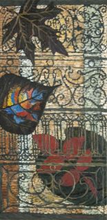 Картина "Композиция с балконными решетками. Париж" Екатерина Кудрявцева