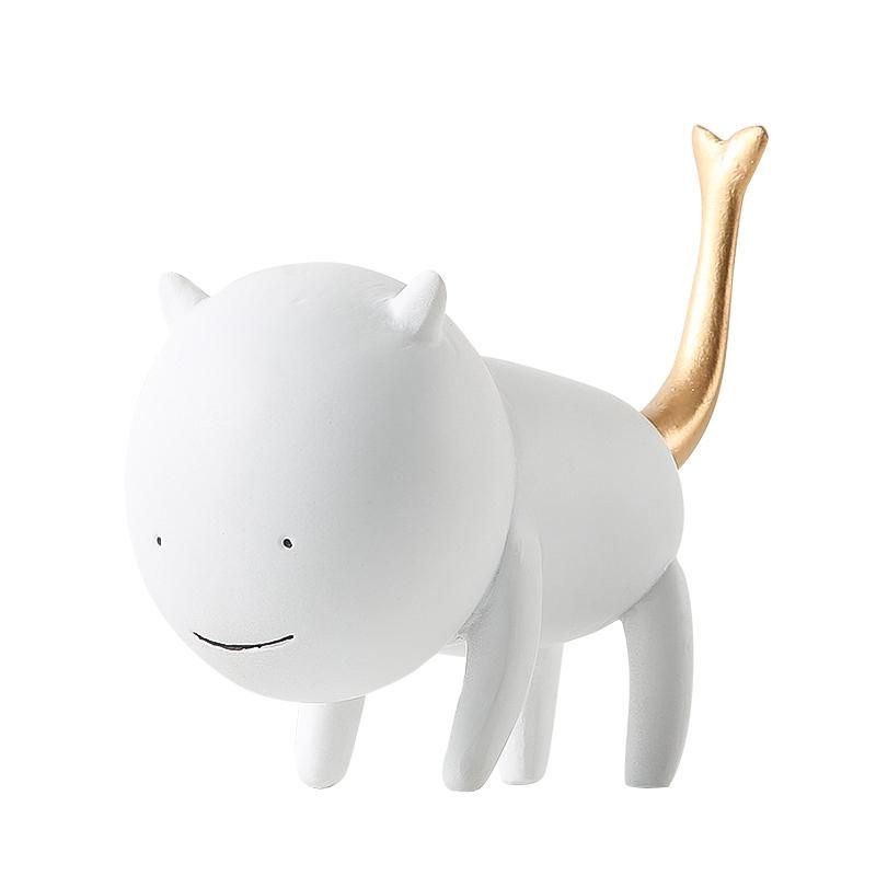 Статуэтка Sotogrande Simulation cat white BD-3049186