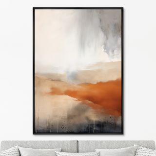 Репродукция картины ArtNoMore на холсте Landscape collection, Rusty mist, No 2, 2024г.