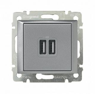 Розетка USB 2-я Legrand Valena Classic BD-1214055