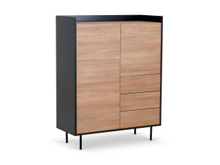 Шкаф с баром ОГОГО Обстановочка Look BD-2546412, черный