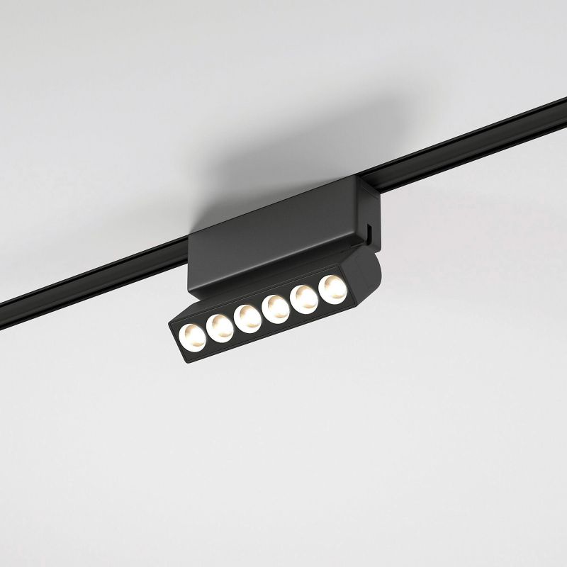 Трековый светильник Elektrostandard Flat Magnetic 6W 4000K Insight (чёрный) 85090/01