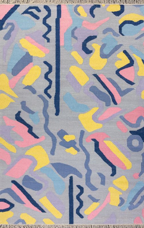 Индийский ковер из шерсти Carpet «KILIM COLORS» JHD-7214 90 x 150 см фото 1