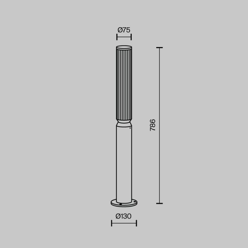 Ландшафтный светильник Maytoni Lit 220-240V 12W IP65 3000K O593FL-L12BR3K фото 8