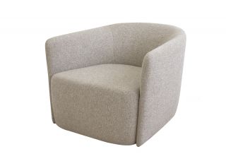 Кресло Ellipsefurniture Ellipse E6.1 бежевое, рогожка KP010201280401