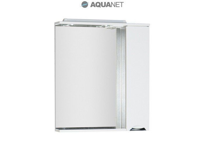 Зеркальный шкаф Aquanet Гретта 90 173993 белый/венге