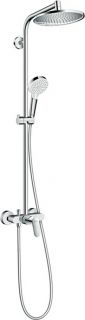 Душевая стойка Hansgrohe Crometta S 240 1jet Showerpipe EcoSmart 27269000 9 л