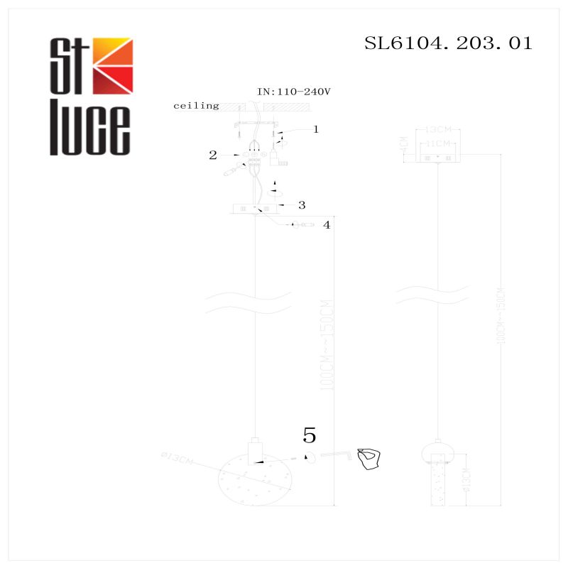 Подвес ST Luce Montecelio SL6104.203.01 фото 4