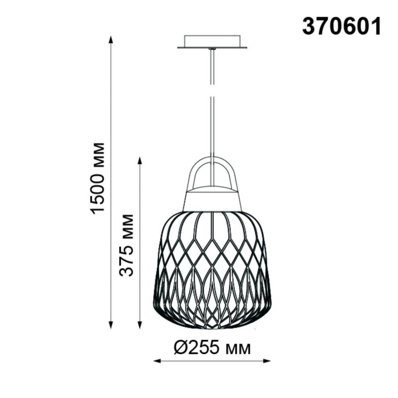 Уличный светильник NovoTech CONTE IP44 E27 60W  370601 фото 2