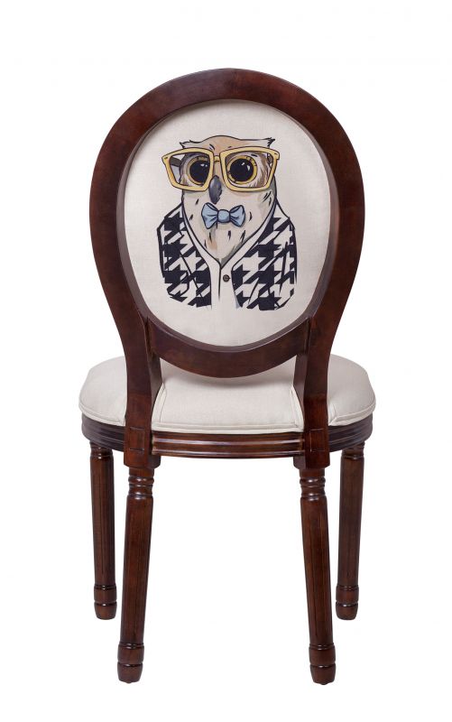 Стул MAK-interior Volker owl print BD-2144005