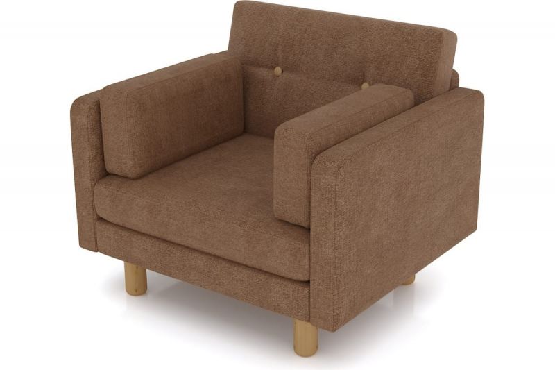Кресло Ингвар коричневый велюр BD-2153538