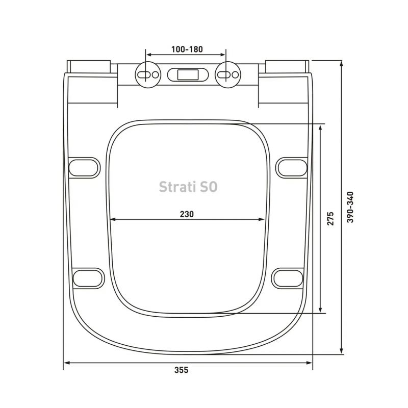 Унитаз подвесной Strati Rimless с инсталляцией Berges Novum 042454 механика, кнопка L6 черная, глянцевая фото 8