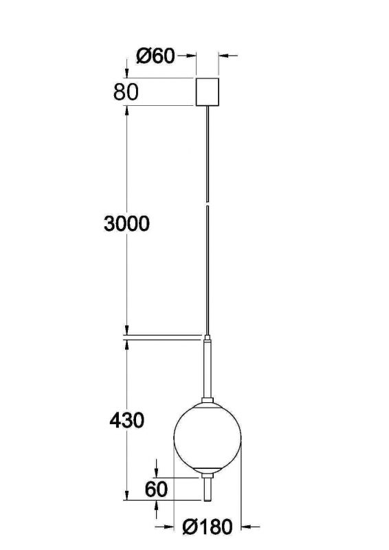 Подвесной светильник Maytoni The Sixth Sence 220-240V IP20 3000K Z020PL-L6B3K фото 2