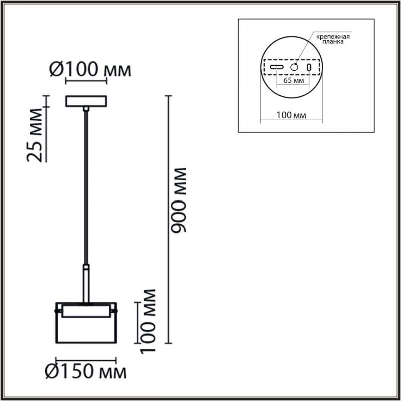 Подвес Lumion NATALINA 8232/1 COMFI фото 2