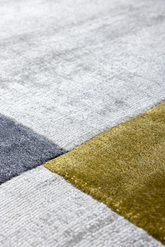 Индийский ковер из арт-шёлка Carpet «ROSERA» RSR05-SILVER-RAVEN 165 x 235 см фото 6