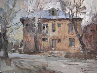 Картина "Старый дом" Валентин Коротков