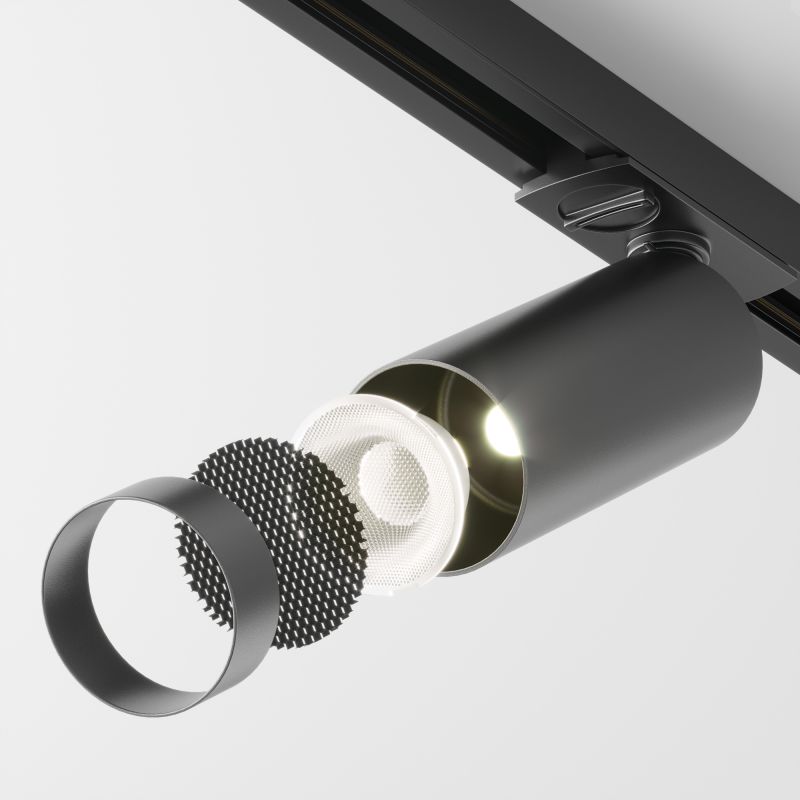 Трековый светильник Maytoni FOCUS LED 165-265V 12W IP20 3000K TR021-1-12B3K-W-D-B фото 4