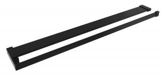 Полка-вешалка Niagara Nova NG1275B, 120 см, черная матовая