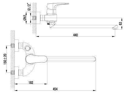 Смеситель Lemark Shift LM4317C