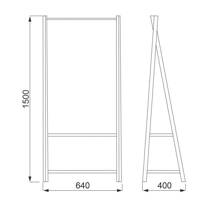 Вешалка напольная AksHome 75030