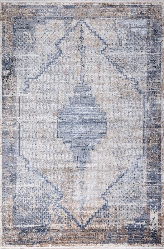Турецкий ковер из полипропилена Carpet «STANFORD» 9817A-BEG-BLUE 300 x 390 см фото 1