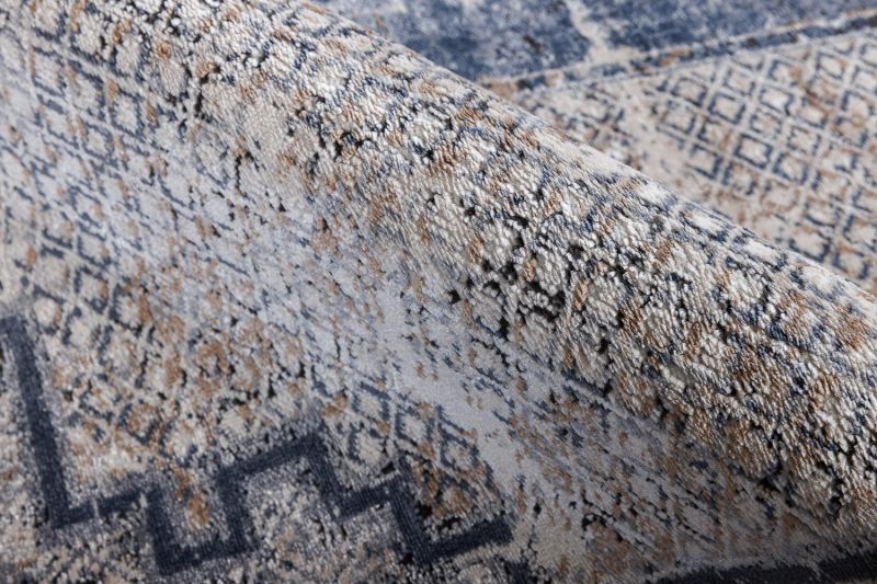 Турецкий ковер из полипропилена Carpet «STANFORD» 9817A-BEG-BLUE 300 x 390 см фото 3