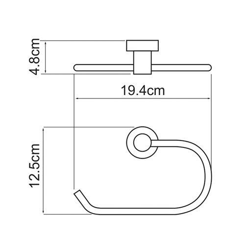 Держатель полотенец WasserKRAFT Donau K-9460