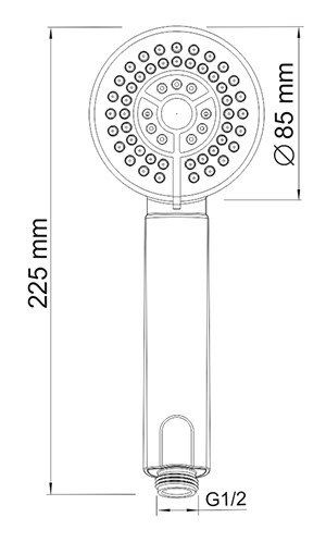 Лейка WasserKRAFT A035 фото 3