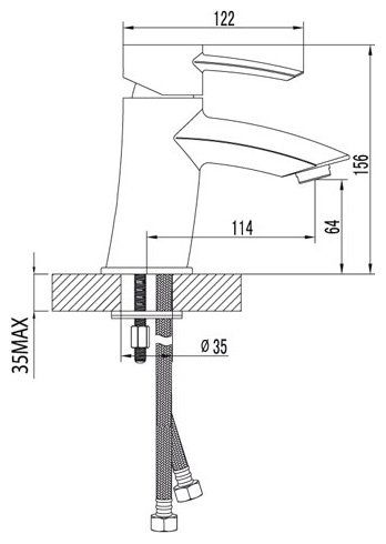 Смеситель Lemark Atlantiss LM3206C фото 4