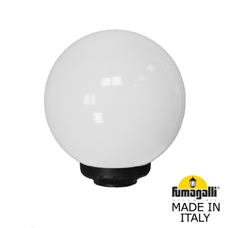 Уличный фонарь на столб Fumagalli GLOBE 250 черный, бежевый G25.B25.000.AYF1R