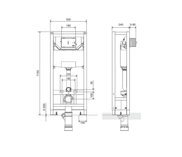 Инсталляция Oli PLUS 882618 фото 2