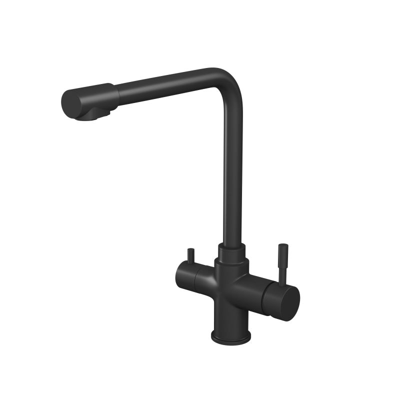 Смеситель для кухонной мойки Rush MS9035-33Black черный фото 1