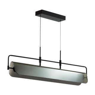 Люстра Odeon Light черный/дымчатый/металл/стекло/акрил LED 35W 3000К LINER 5056/35LA