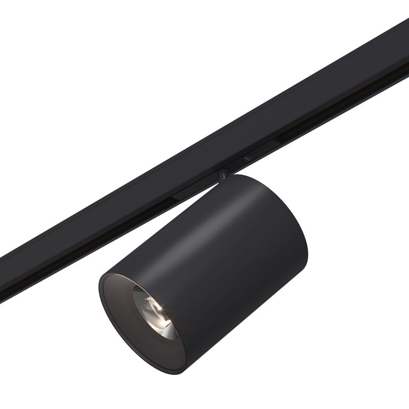 Магнитный трековый светильник Черный LED 1*9W 4000K 500Lm Ra>90 36° IP20 D45xH63 24V ST671.446.09 фото 1