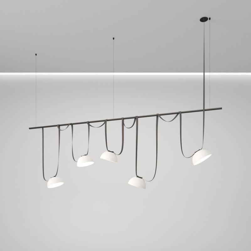 Комплект ременной трековой системы Denkirs Belty SET на штанге Rod LED 120W белый (дневной) DK55SET06-02-DG фото 1