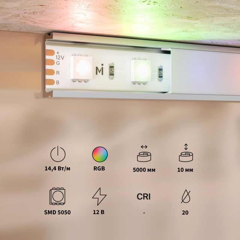 Светодиодная лента Maytoni RGB LED 14.4W 201195 фото 3