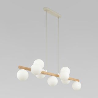 Подвесной светильник со стеклянными плафонами TK Lighting Estera Wood 5906