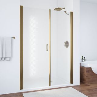 Душевая дверь Vegas Glass EP-F-2 180 05 R04 L, профиль бронзовый, стекло с узором