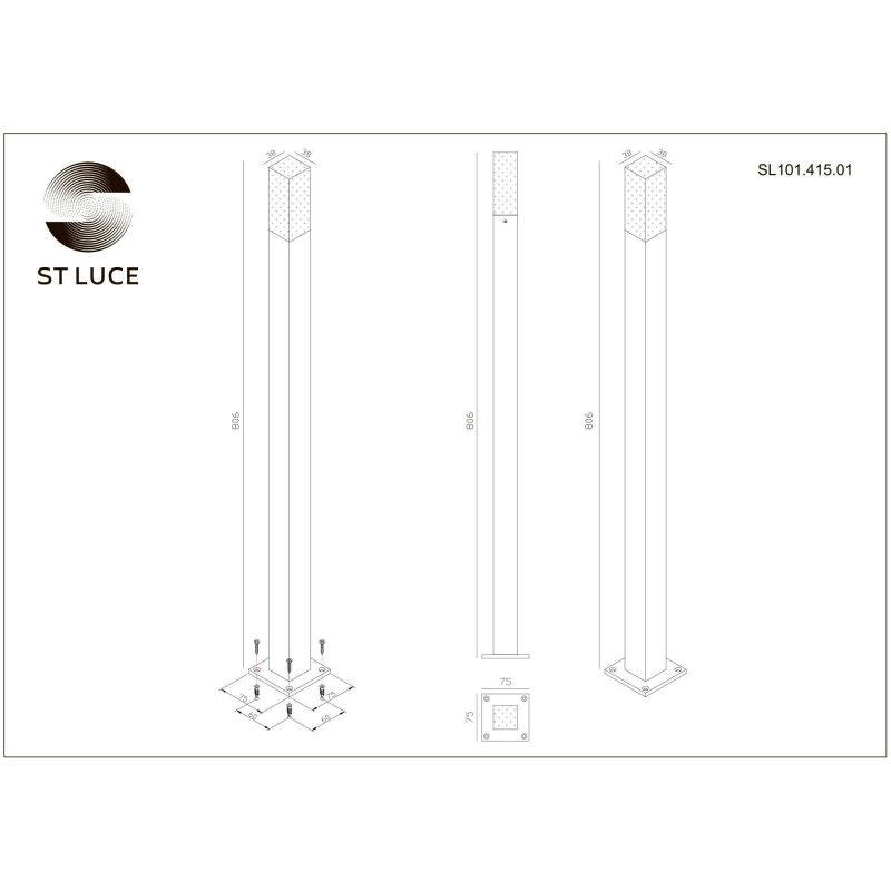 Светильник уличный наземный SL101.415.01