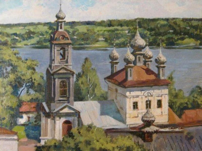 Плес церковь картина глазунова