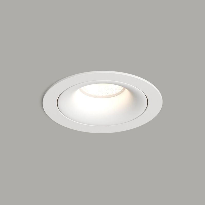 Встраиваемый светильник Denkirs Roto IP 20, 50 Вт, GU10, белый, алюминий DK2120-WH фото 1