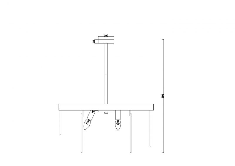 Подвесной светильник Freya Modern Porto FR5104PL-08BS3