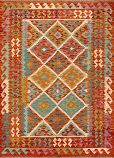 Пакистанский ковер из шерсти Carpet «KILIM» 23-15574 124 x 165 см