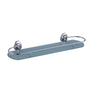 Полка стеклянная Haiba HB1607-1 хром