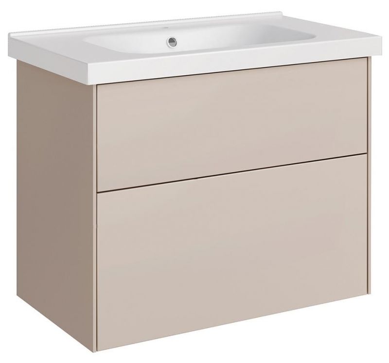 Тумба подвесная ASB-Woodline Гранада 11123, 80 см, Тирамису Софт фото 1
