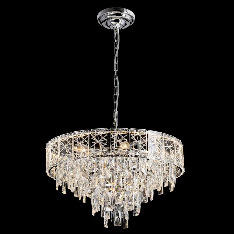 Люстра хрустальная подвесная Citilux SAGRADA Е14 3000К(теплый) 60W CL317251 фото 5