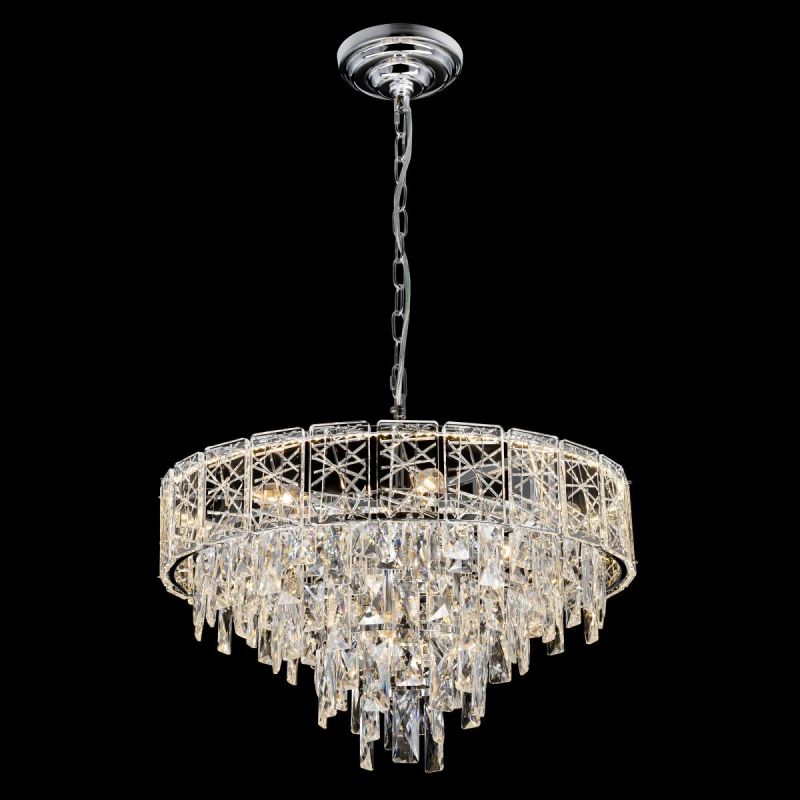Люстра хрустальная подвесная Citilux SAGRADA Е14 3000К(теплый) 60W CL317251 фото 6